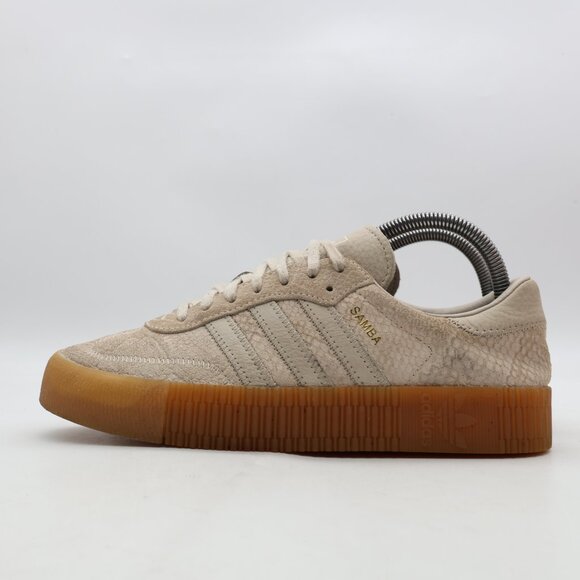 Adidas Originals Sambarose Bliss Gum Women's 8 Walking Running Sneakers B28163 - Picture 4 of 10